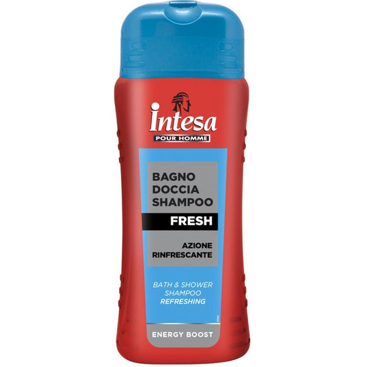 INTESA POUR HOMME BAGNO DOCCIA SHAMPOO 500ML FRESH ENERGY BOOST