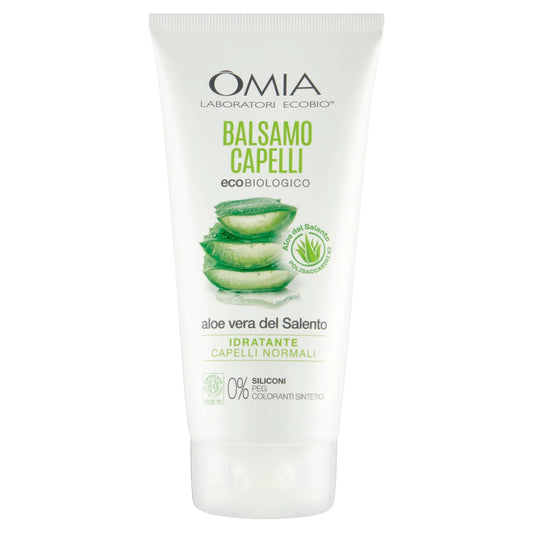 OMIA BALSAMO CAPELLI ECOBIOLOGICO 180ML ALOE VERA DEL SALENTO IDRATANTE CAPELLI NORMALI