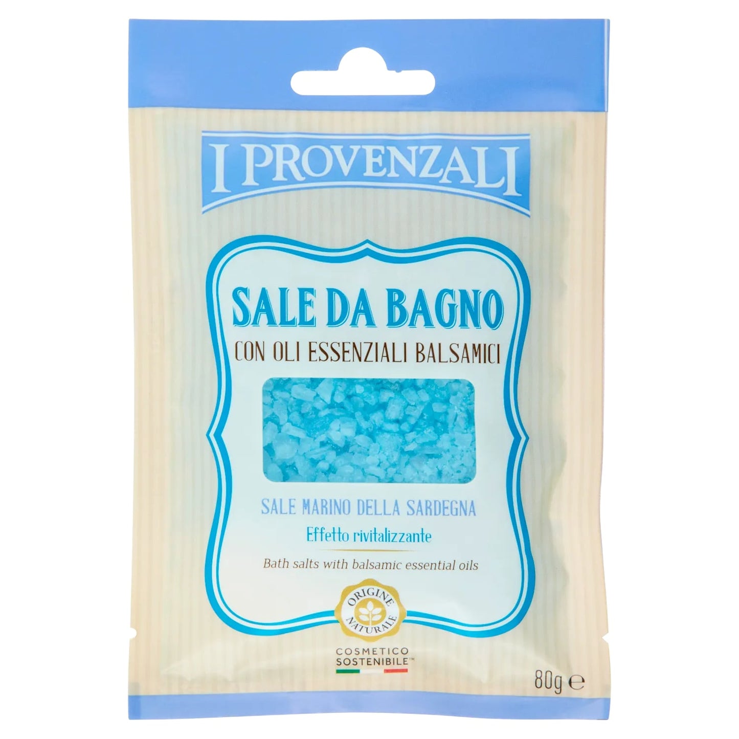 I PROVENZALI SALE DA BAGNO SALE MARINO DELLA SARDEGNA RIVITALIZZANTE 80G