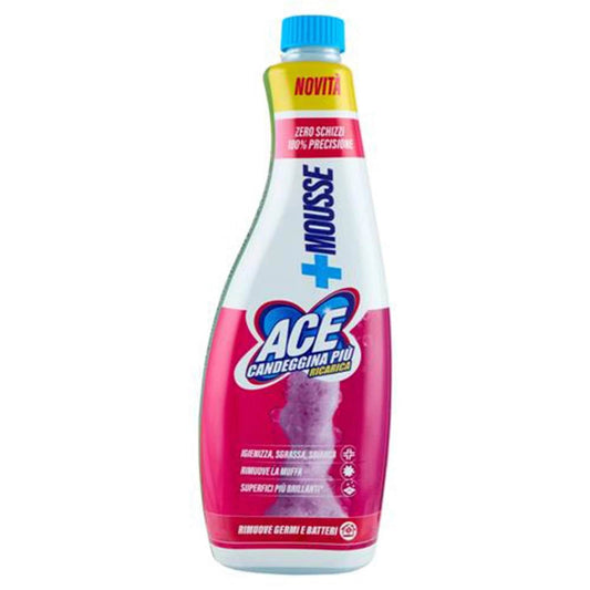 ACE SPRAY CANDEGGINA PIU' +MOUSSE RICARICA 690ML CLASSICA