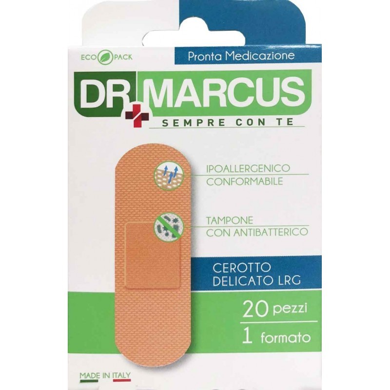 DR MARCUS CEROTTO ANTIBATTERICO DELICATO LARGO 20PZ