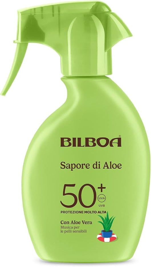 BILBOA SAPORE DI ALOE TRIGGER 250ML SPF 50+ CON ALOE VERA