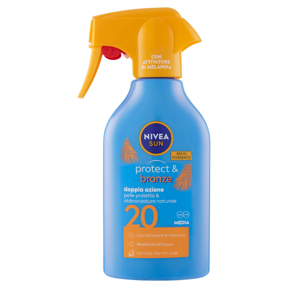 NIVEA SUN PROTECT&BRONZE 20 SPRAY SOLARE VAPO 270ML