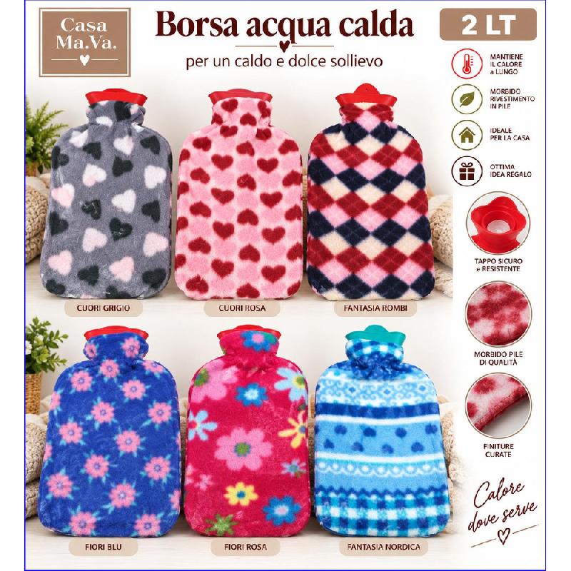 CREARE ITALIA CASA MA.VA. BORSA ACQUA CALDA 2L IN PAIL ASSORTITA