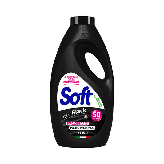 SOFT DETERSIVO LAVATRICE 2,25L 50LAV. TOTAL BLACK
