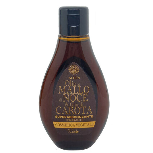 ALHEA OLIO AL MALLO DI NOCE & OLIO DI CAROTA SUPERABBRONZANTE IDRATANTE 100ML