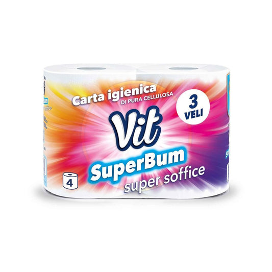 VIT SUPERBUM CARTA IGIENICA 3 VELI 4 ROTOLI