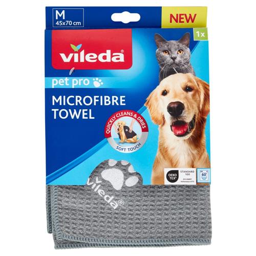 VILEDA PET PRO MICROFIBRE TOWEL MISURA M CM.45X70