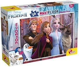 LISCIANI FROZEN PUZZLE MAX FLOOR 3+ 24 PZ DOUBLE FACE 70X50