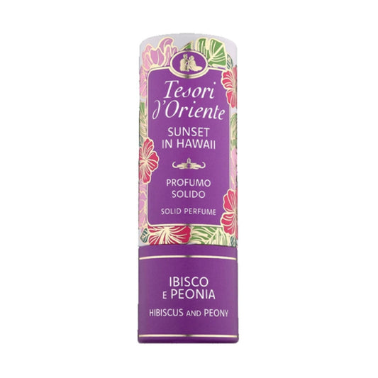 TESORI D'ORIENTE PROFUMO SOLIDO STICK 7ML SUNSET IN HAWAII IBISCO E PEONIA