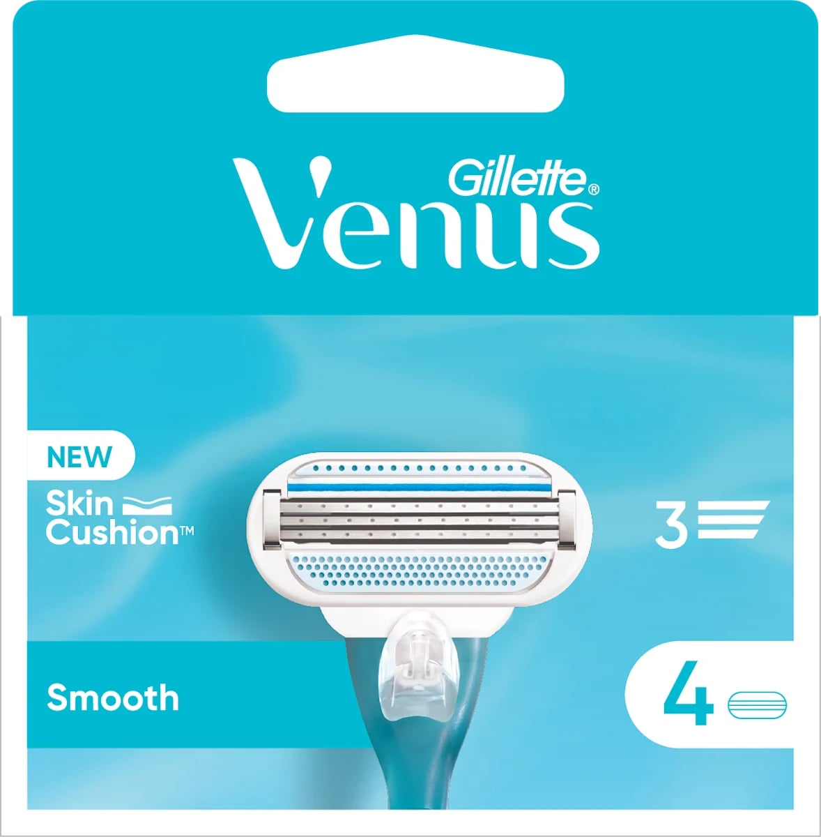 GILLETTE VENUS SMOOTH RICAMBI X4