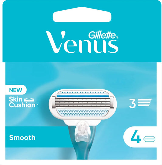 GILLETTE VENUS SMOOTH RICAMBI X4
