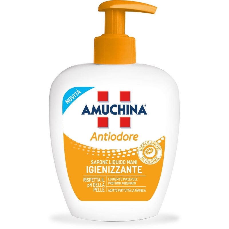 AMUCHINA SAPONE LIQUIDO 250ML IGIENIZZANTE ANTIODORE