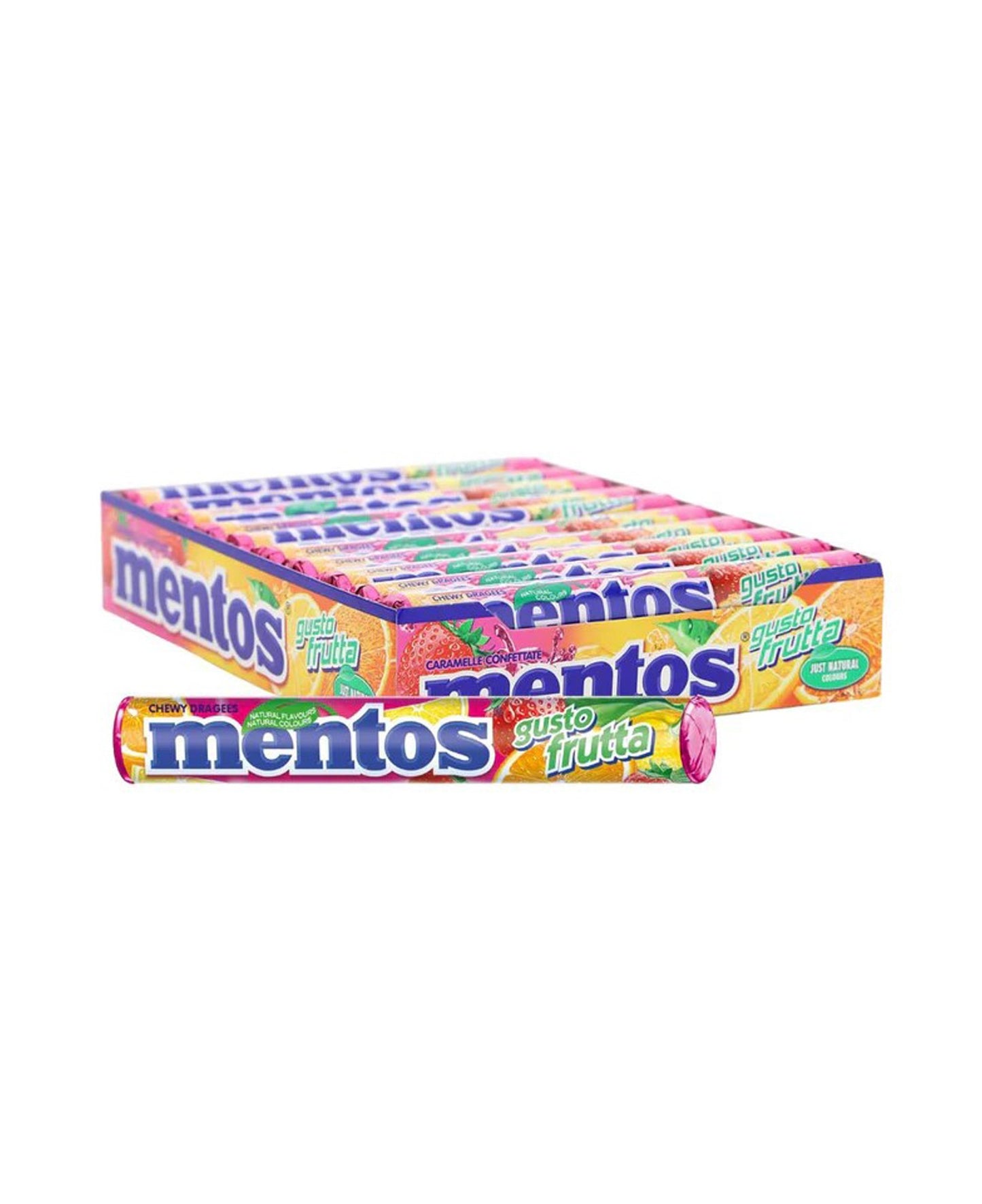 MENTOS GUSTO FRUTTA 38G
