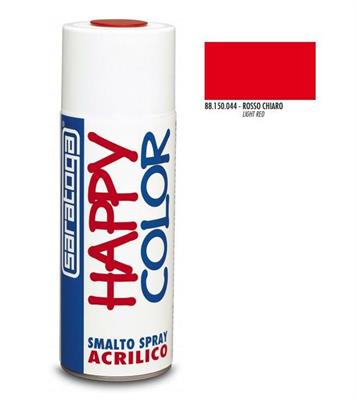 SARATOGA HAPPY COLOR SMALTO SPRAY 400ML ROSSO CHIARO RAL 044