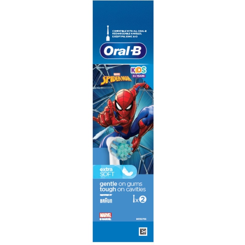 ORAL-B REFILL KIDS 3+ SPIDERMAN X2