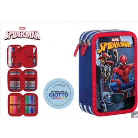 SPIDERMAN ASTUCCIO COMPLETO 3 ZIP18+18