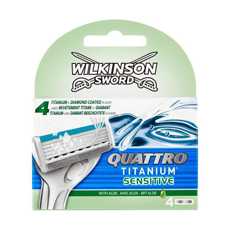 WILKINSON QUATTRO TITANIUM SENSITIVE RICARICHE X4