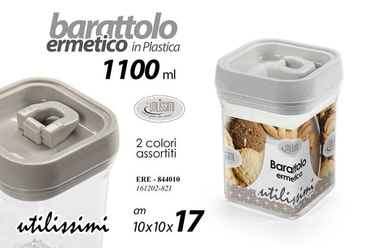 GICOS BARATTOLO ERMETICO PLASTICA 1100ML CM.10X10X17