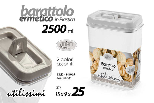 GICOS BARATTOLO ERMETICO PLASTICA 2500ML CM.15X9X25