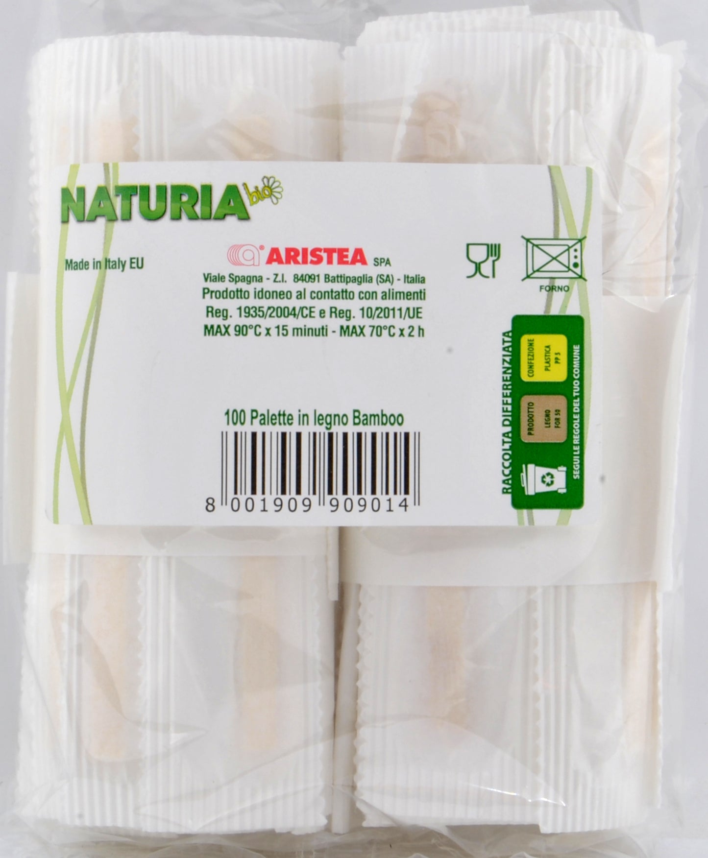 ARISTEA NATURIA BIO 100 PALETTE IN LEGNO BAMBOO 9CM