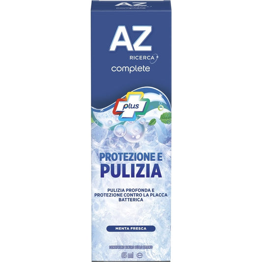 AZ DENTIFRICIO 65ML COMPLETE PLUS PROTEZIONE E PULIZIA MENTA FRESCA