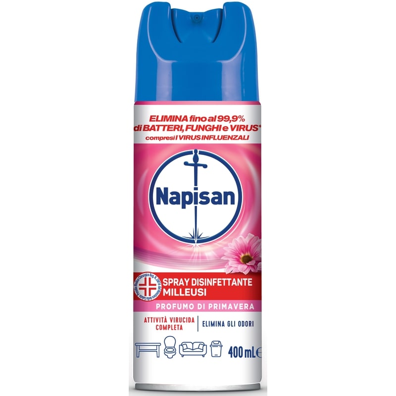 NAPISAN SPRAY DISINFETTANTE MILLEUSI 400ML PROFUMO DI PRIMAVERA