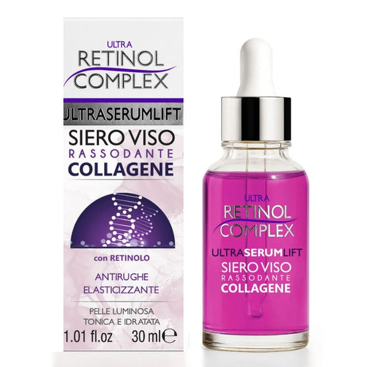 ULTRA RETINOL COMPLEX ULTRA SERUM LIFT SIERO VISO RASSODANTE COLLAGENE 30ML RETINOLO ANTIRUGHE ELASTICIZZANTE