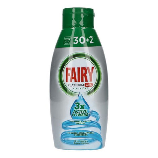 FAIRY PLATINUM GEL 900ML 3X ACTIVE POWERS BREZZA MARINA