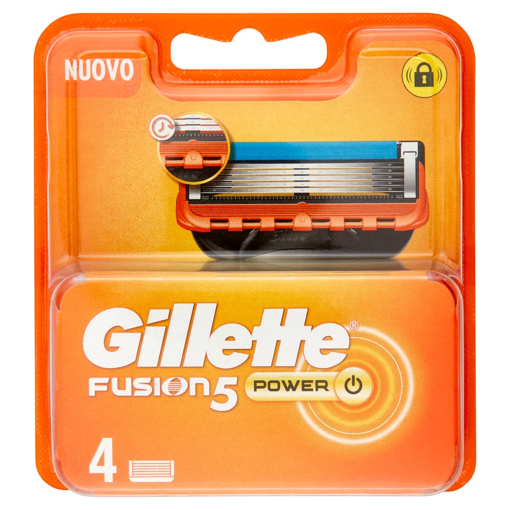 GILLETTE FUSION5 POWER RICARICHE X4