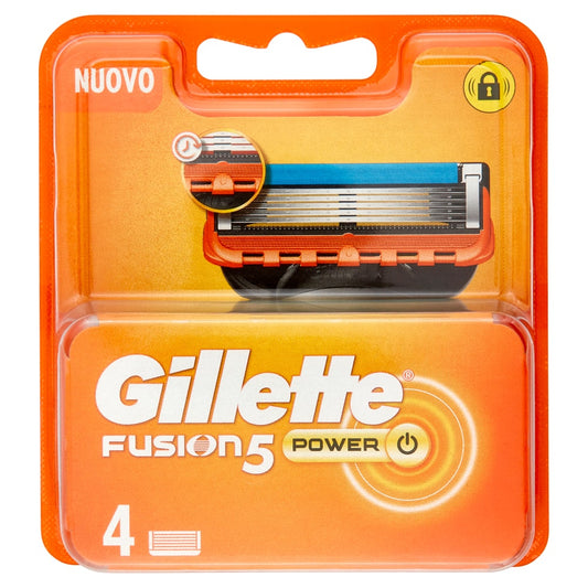 GILLETTE FUSION5 POWER RICARICHE X4