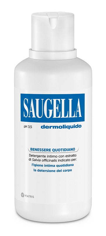 SAUGELLA DETERGENTE INTIMO DERMOLIQUIDO 500ML PH 3,5 BENESSERE QUOTIDIANO