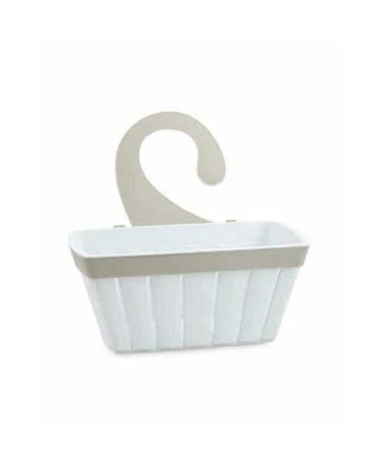 ECOPLAST DOGA CESTELLO APPENDIBILE BAGNO BIANCO CM. 27,5 x 13,3 x 26 h