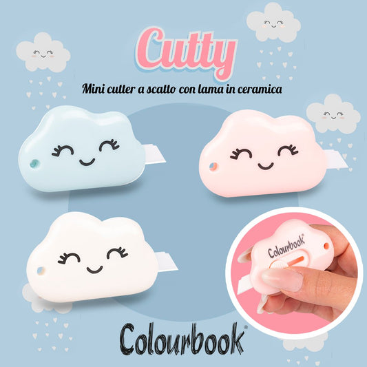 COLOURBOOK MINI CUTTER NUVOLETTA A SCATTO LAMA CERAMICA