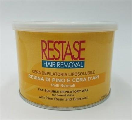 RESTASE CERA LIPOSOLUBILE VASO 400ML RESINA DI PINO E CERA D'API PELLI NORMALI