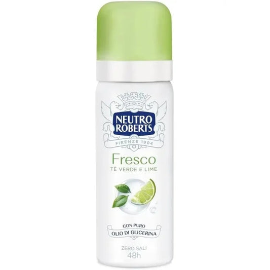 NEUTRO ROBERTS DEO SPRAY 50ML FRESCO TE' VERDE E LIME CON OLIO DI GLICERINA
