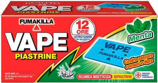 VAPE FUMAKILLA RICARICA INSETTICIDA PIASTRINE 30PZ MENTA