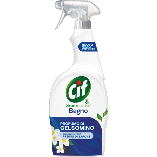 CIF SPRAY 650ML GREEN ACTIVE BAGNO PROFUMO DI GELSOMINO