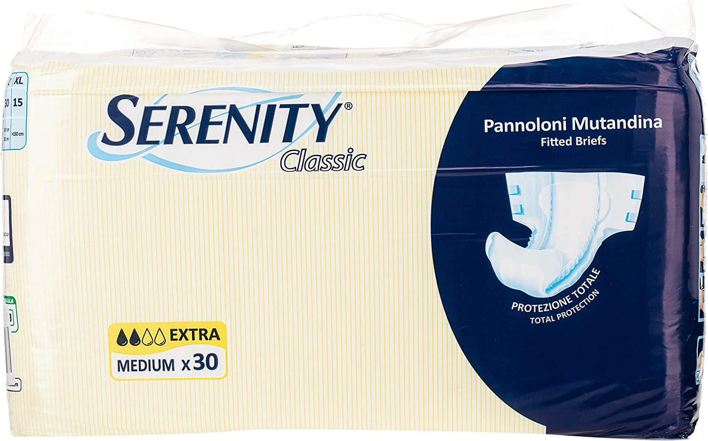 SERENITY CLASSIC PANNOLONI MUTANDINA EXTRA 30PZ LARGE