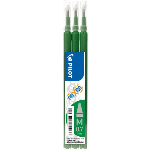 PILOT FRIXION BALL REFILL 0,7 VERDE 3PZ