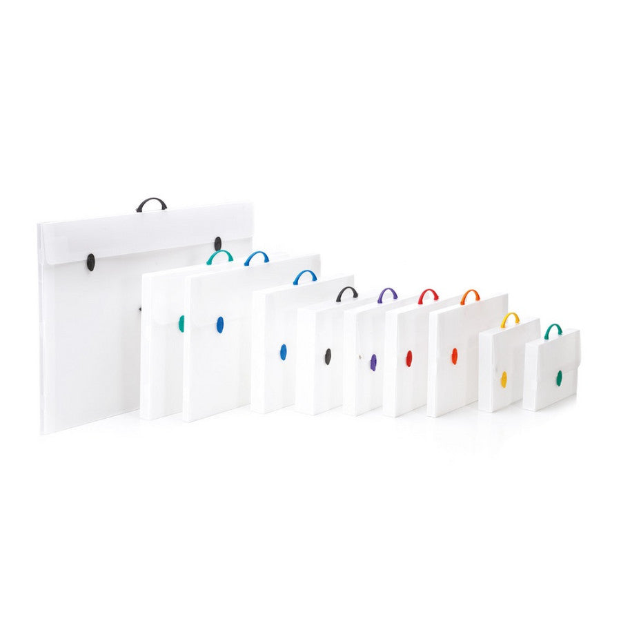 ARCHITETTO VALIGETTA POLIONDA 36X56X5,5 2 CHIUSURE MANICO COLORATO