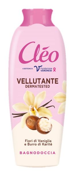 CLEO BAGNODOCCIA 750ML EMOLLIENTE FIORI DI VANIGLIA E BURRO DI KARITE'