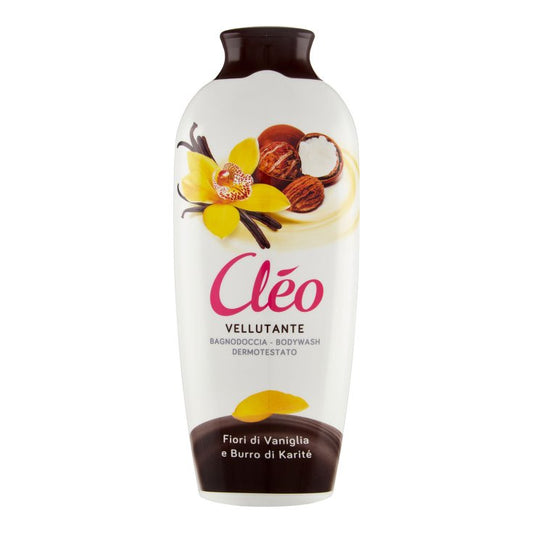 CLEO BAGNODOCCIA 750ML EMOLLIENTE FIORI DI VANIGLIA E BURRO DI KARITE'