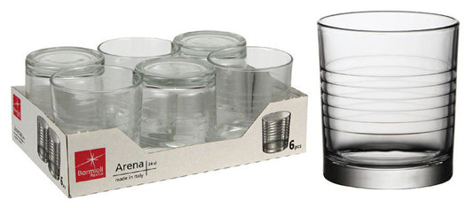 BORMIOLI BICCHIERE ACQUA ARENA 24CL X6