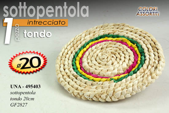 GICOS SOTTOPENTOLA TONDO INTRECCIATO CM.20