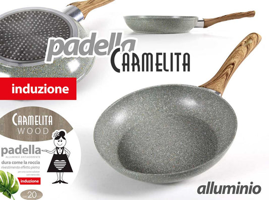 GICOS CARMELITA WOOD PADELLA ALLUMINIO 32CM