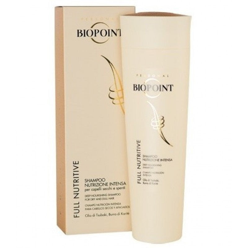 BIOPOINT SHAMPOO 200ML FULL NUTRITIVE NUTRIZIONE INTENSA CAPELLI SECCHI E SPENTI