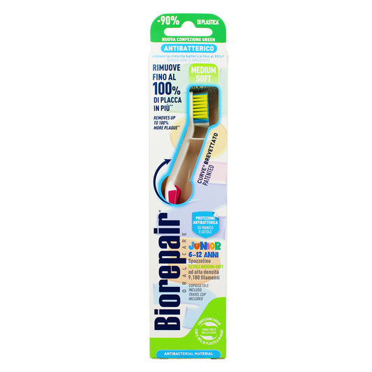 BIOREPAIR SPAZZOLINO JUNIOR 6-12 ANNI ANTIBATTERICO MEDIUM SOFT