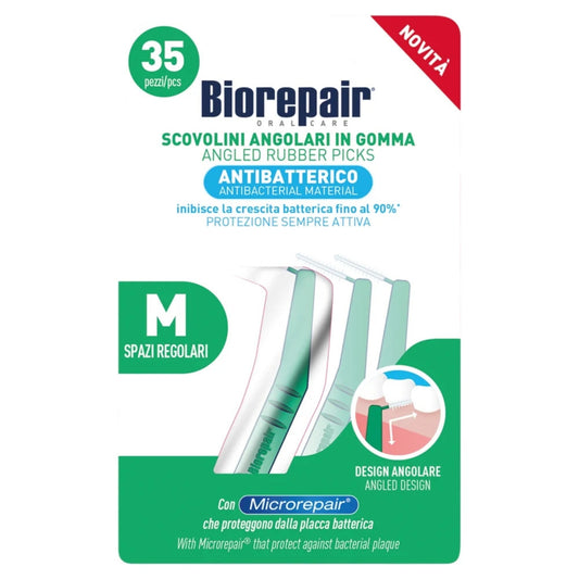 BIOREPAIR SCOVOLINI ANGOLARI IN GOMMA M SPAZI REGOLARI 35PZ