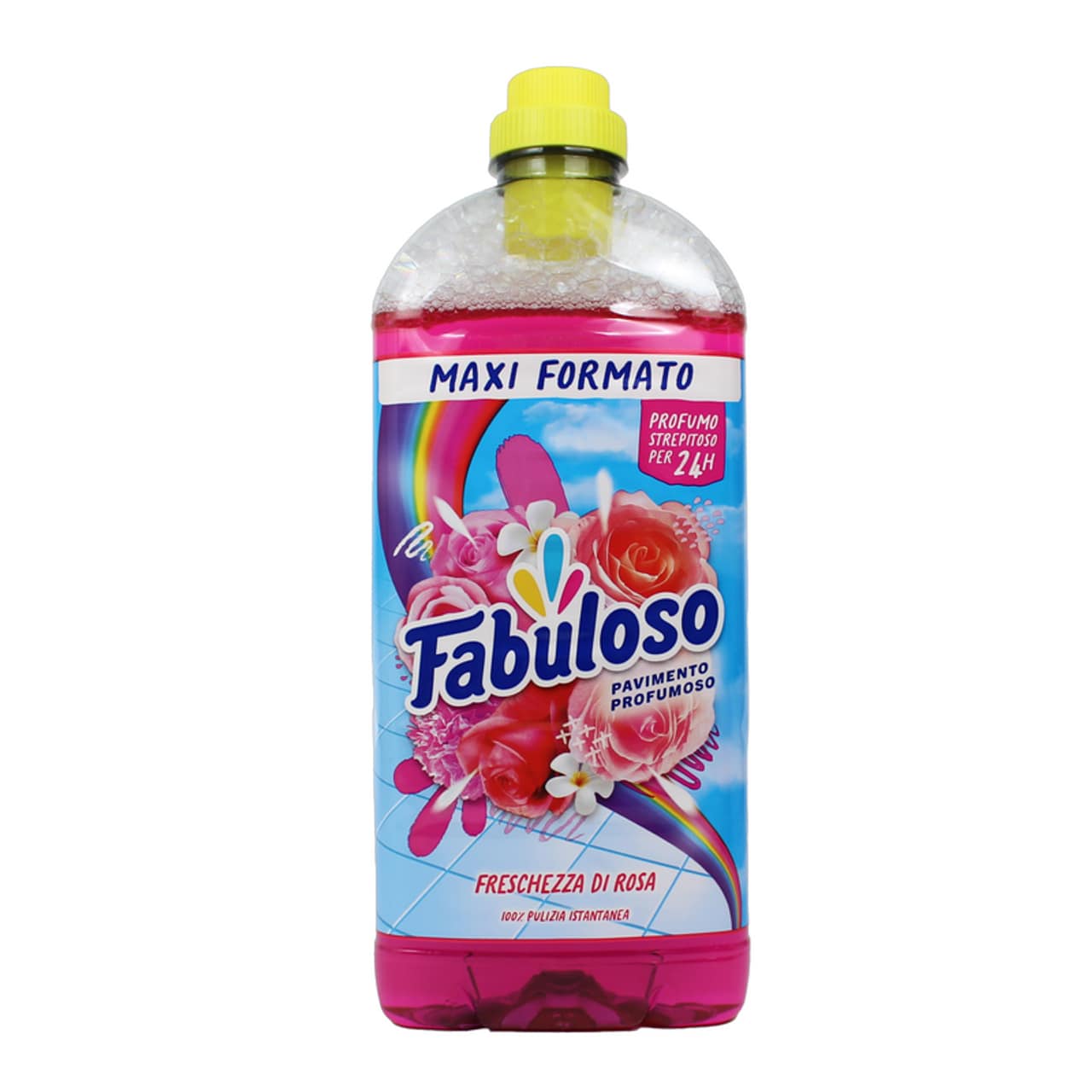 FABULOSO PAVIMENTI PROFUMOSO 24H 1,25L FRESCHEZZA DI ROSA